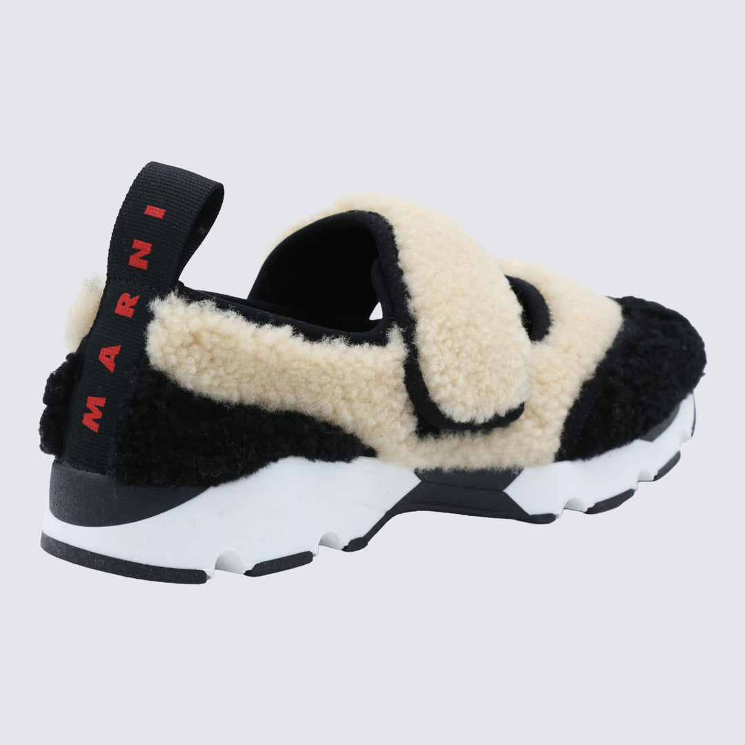 Marni Sneakers - BEIGE/BLACK | 2b5d8b111a7fddb159e27708b8f8a4398c1f2bfc