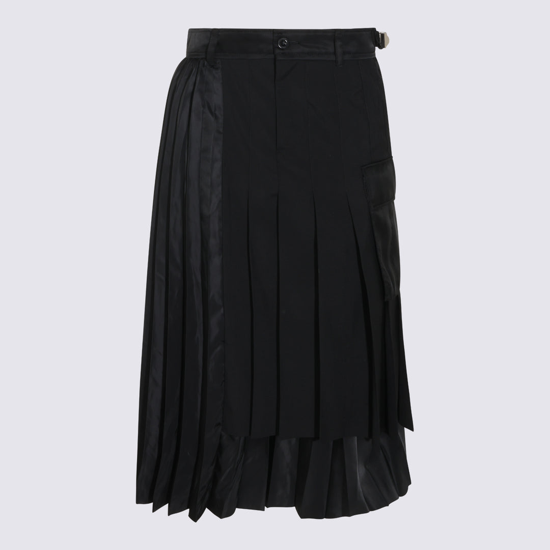Sacai Skirts - Black | f5bc2cd28a417008462c0c72fcfb0a11db4fd236