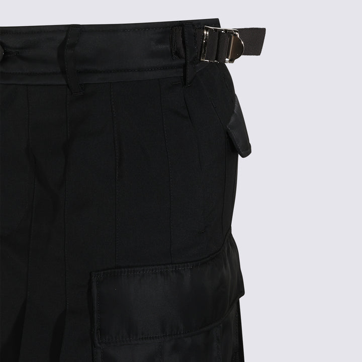 Sacai Skirts - Black | a80ae185bf94d15e522b6a9256ef70ec0a949428