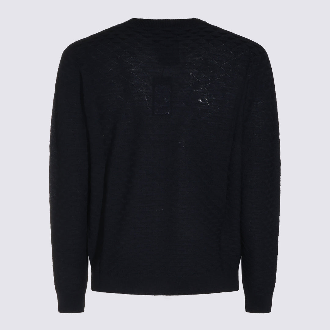 Giorgio Armani Sweaters - Navy | fa59227d2ebb3c7223fcf10b38d88db8cd1ca1ea