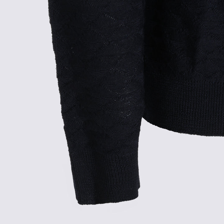 Giorgio Armani Sweaters - Navy | fe1e045a453e0eacc4ef257f2d3ba8b6795d57d1