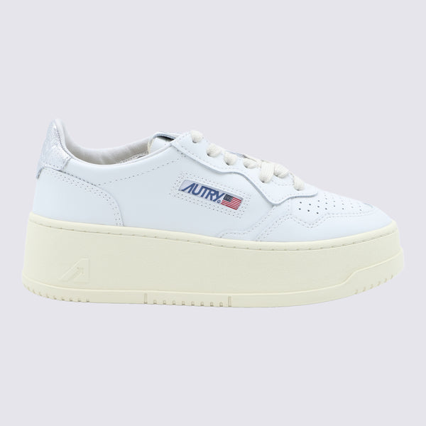 Sneakers Leat/Leat Wht/Silver