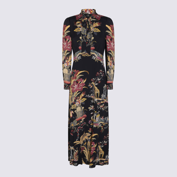 Dresses Black/Bordeaux