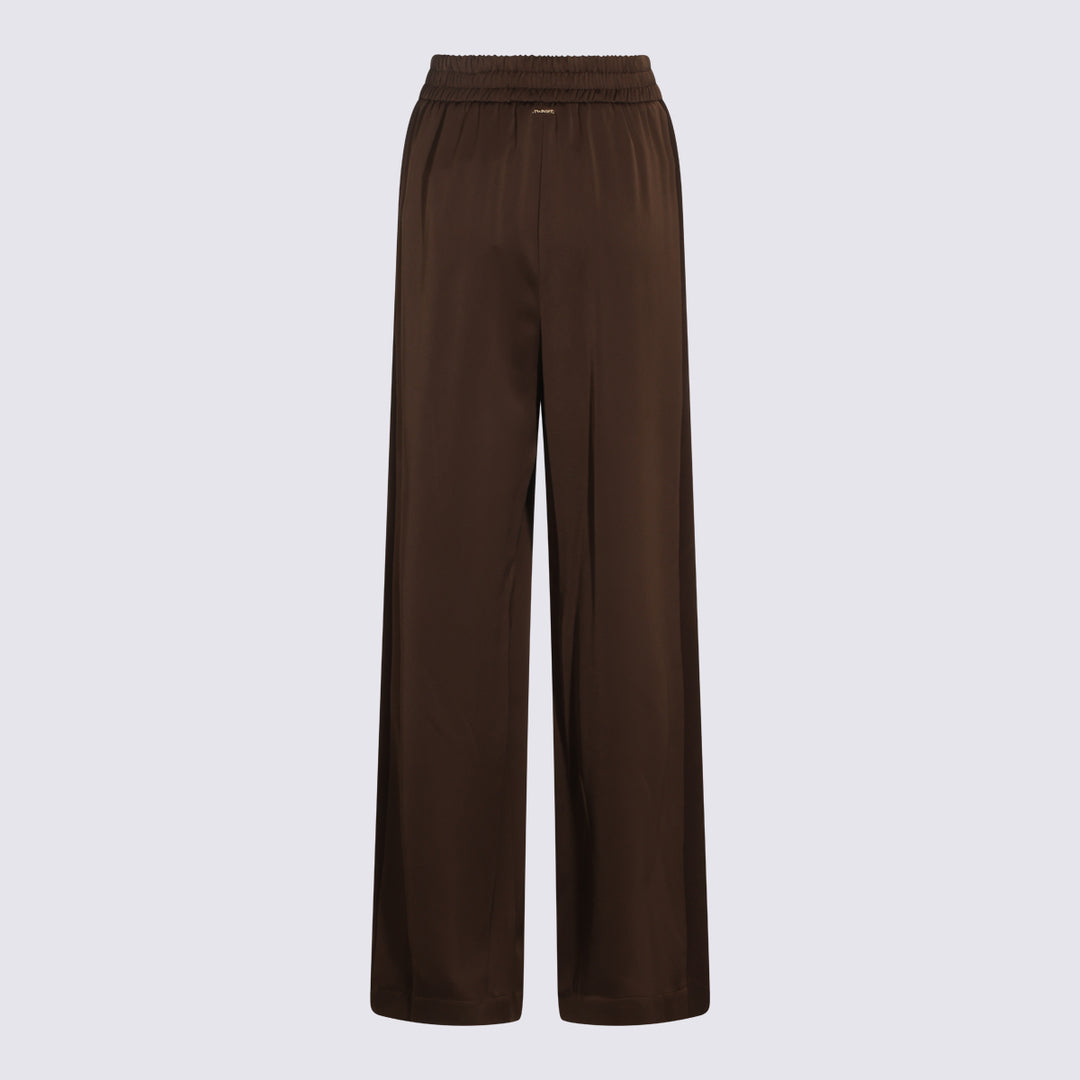 Twin-Set Trousers - DARKNESS BROWN | 1d2e27b337f6df91ee760969b196e3ae0eb1bf92