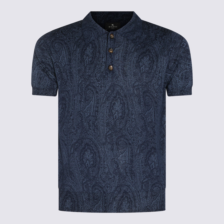 Etro T-shirts and Polos - Navy | ed29667cac518837ab5b9df9e62916f3bf3a88af