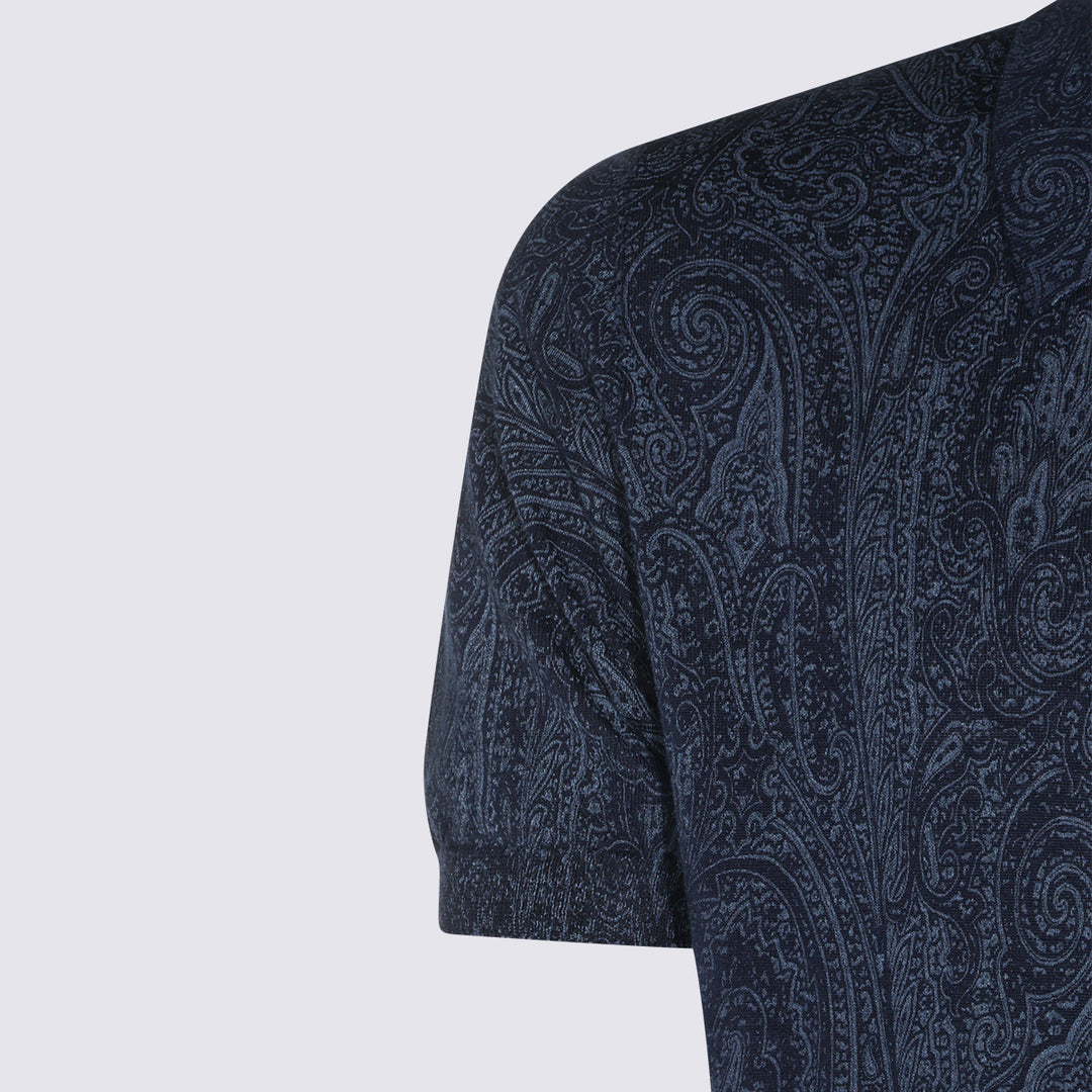 Etro T-shirts and Polos - Navy | 88d14009331630e6d40e8464f7bd088592acff80