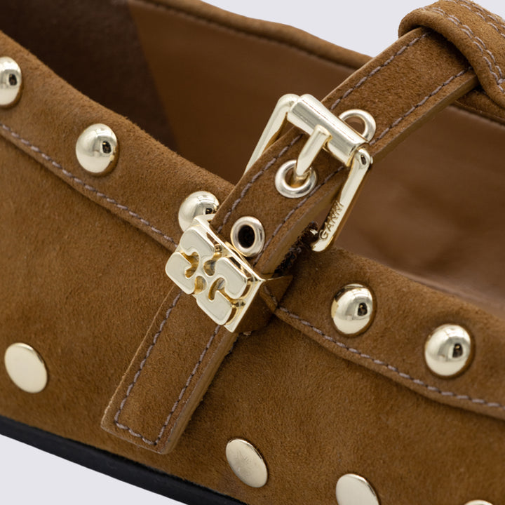 Ganni Flat shoes - CARAMEL CAFE | 7b4b9f36fc93c610966574218c0e9a5164e20097