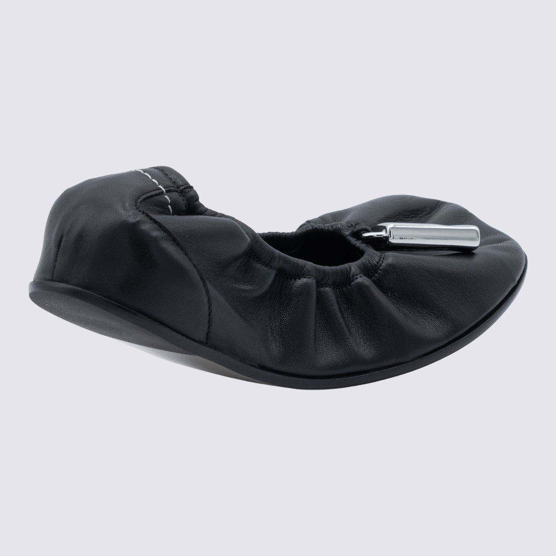 Mm6 Maison Margiela Flat shoes - Black | 49f71159fe3585fdacba557051b2e7c76fb8d537