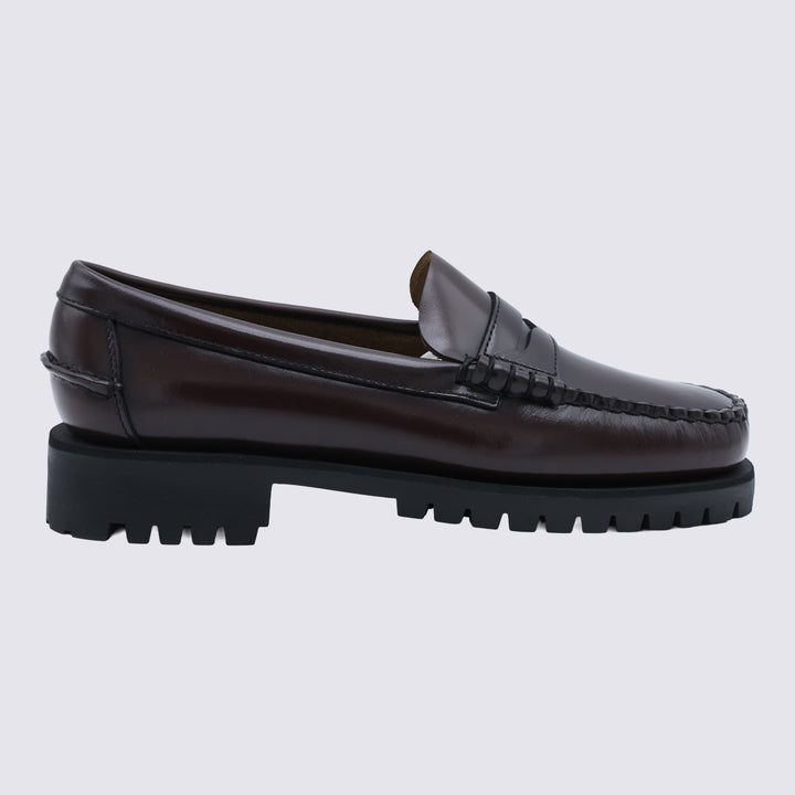 Sebago Flat shoes - BROWN BURGUNDY | b949854a8a085604797c15431f549c01db6df0f2