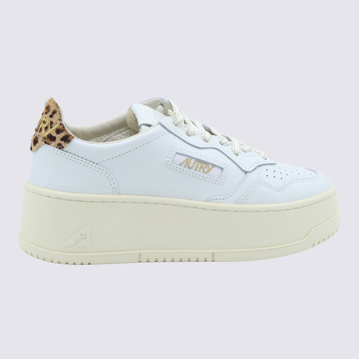 Autry Sneakers - LEAT/POMYSP WHT/LEOP | 7027a309b0068e468e2d35481c46fe2f1fee7e8b