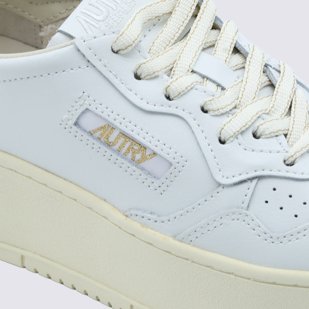 Autry Sneakers - LEAT/POMYSP WHT/LEOP | 2863098989b001156ca4cc5f661d3b55ffda3eb4