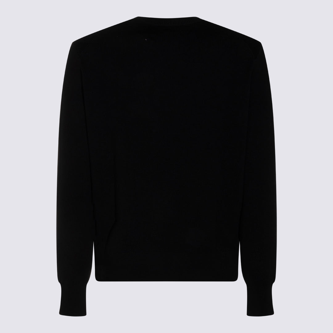 Ami Paris Sweaters - NOIR/ROUGE | 0909e5cd94af4b1b15fca36247ccf27b66b1804f