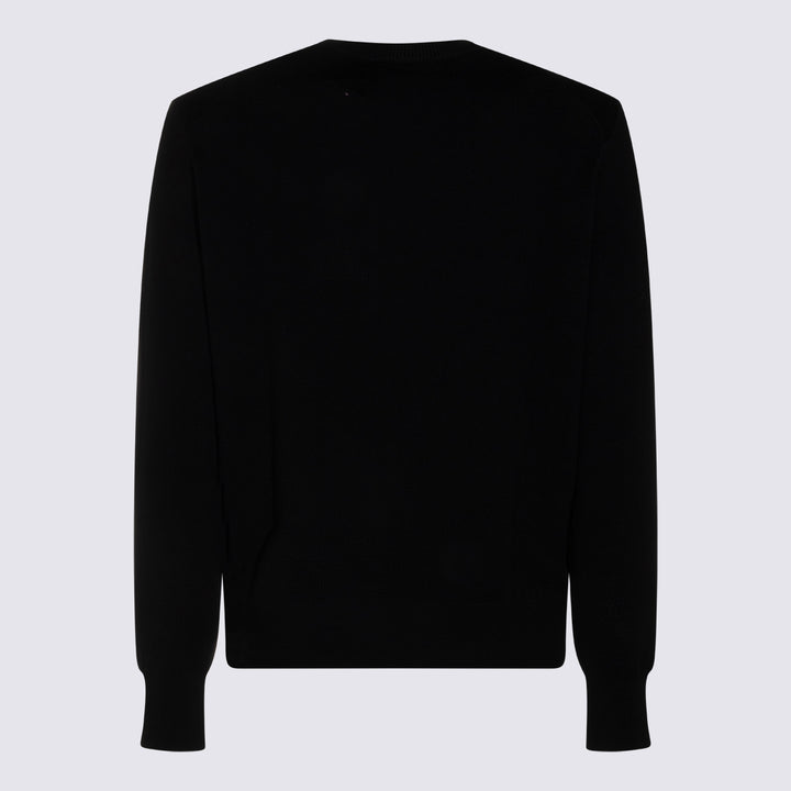 Ami Paris Sweaters - NOIR/ROUGE | 0909e5cd94af4b1b15fca36247ccf27b66b1804f