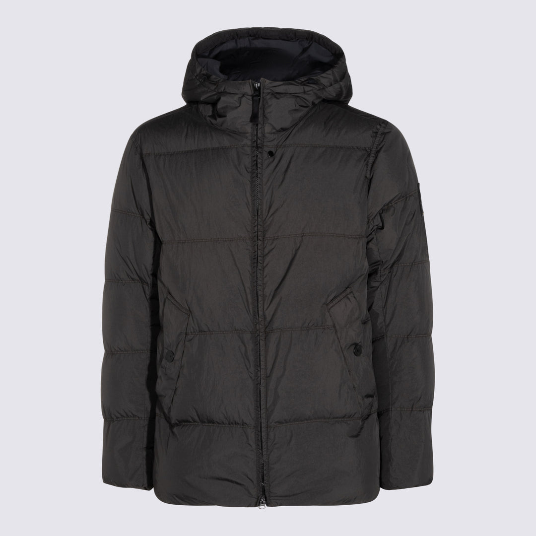 Stone Island Coats - LEAD GREY | 78eb84aff10c94f43616bc071422e5c615aa9cef