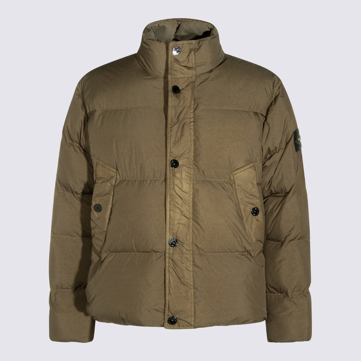 Stone Island Coats - MILITARY GREEN | 503869f3ed71449c1a8894728983ffad8ed2d338