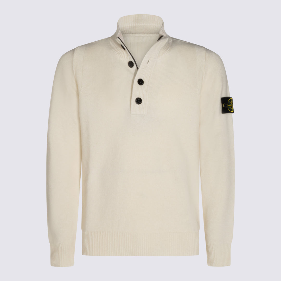 Stone Island Sweaters - IVORY | 62e3127fef0753642d7ebee26580c20591e1f72c