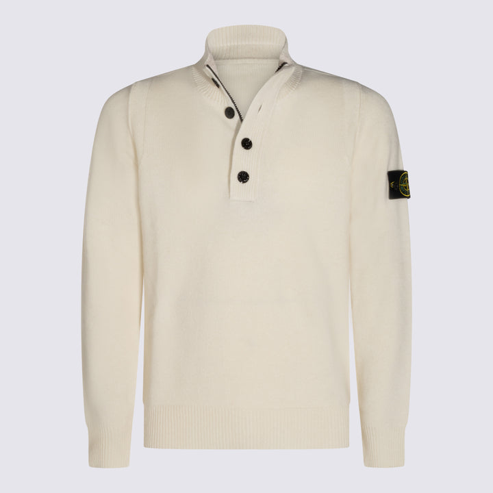 Stone Island Sweaters - IVORY | 62e3127fef0753642d7ebee26580c20591e1f72c