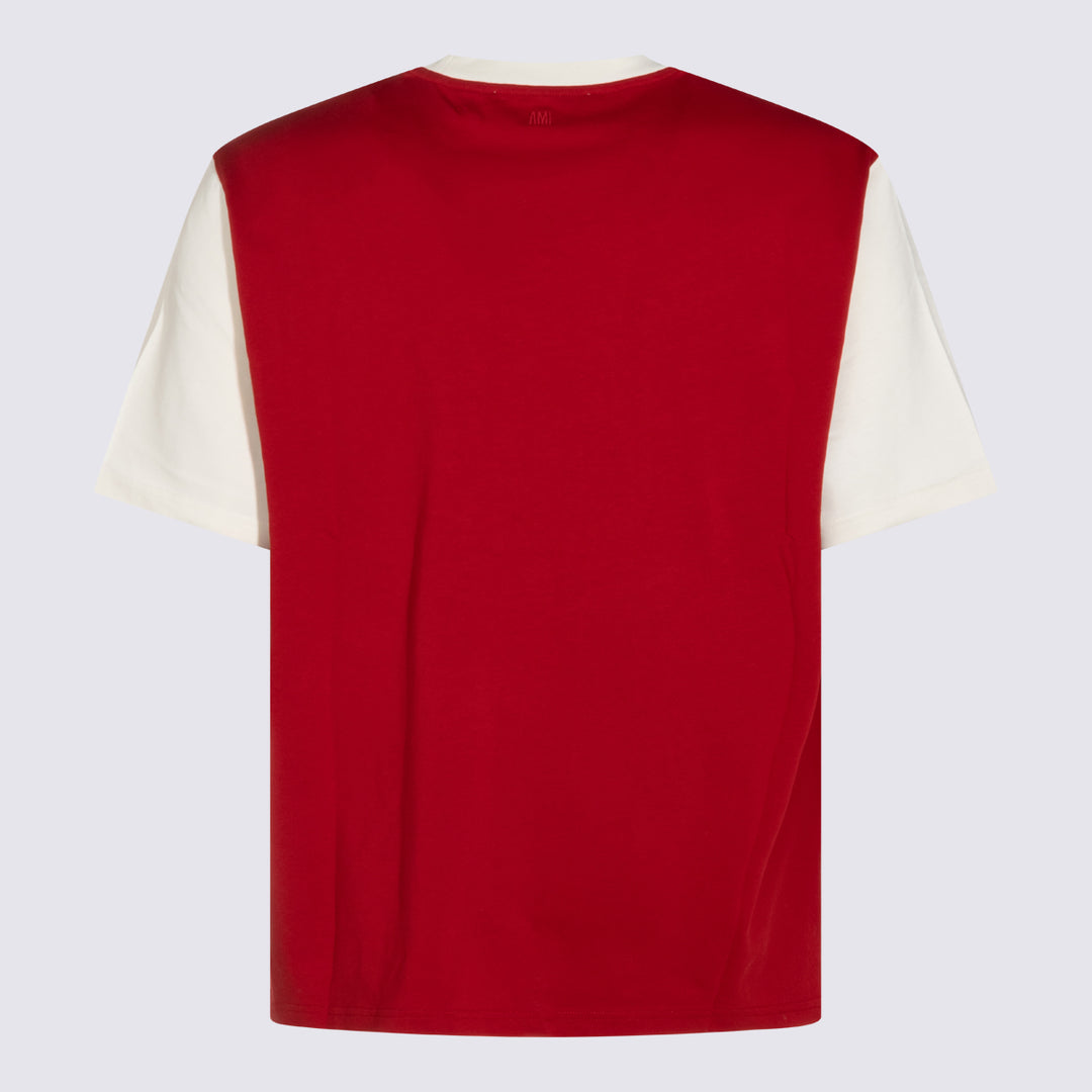 Ami Paris T-shirts and Polos - Red | 97312a1a1281847416db71b4b3ec02955e8250bc