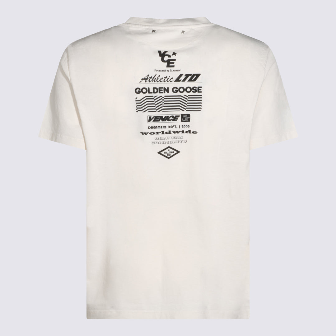 Golden Goose T-shirts and Polos - HERITAGE WHITE | ce88c54373042a807f399cb19d5b94b0cd7e824b