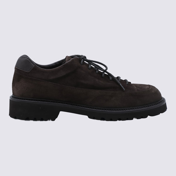 Flat Shoes Dark Brown