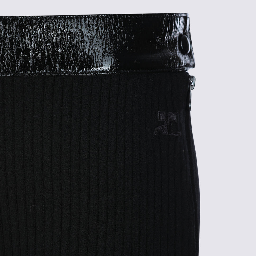 Courreges Trousers - Black | e8e35fa3983372eec0528fb7c5d7119c85be3947