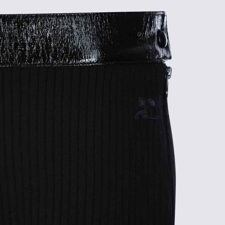 Courreges Trousers - Black | e8e35fa3983372eec0528fb7c5d7119c85be3947
