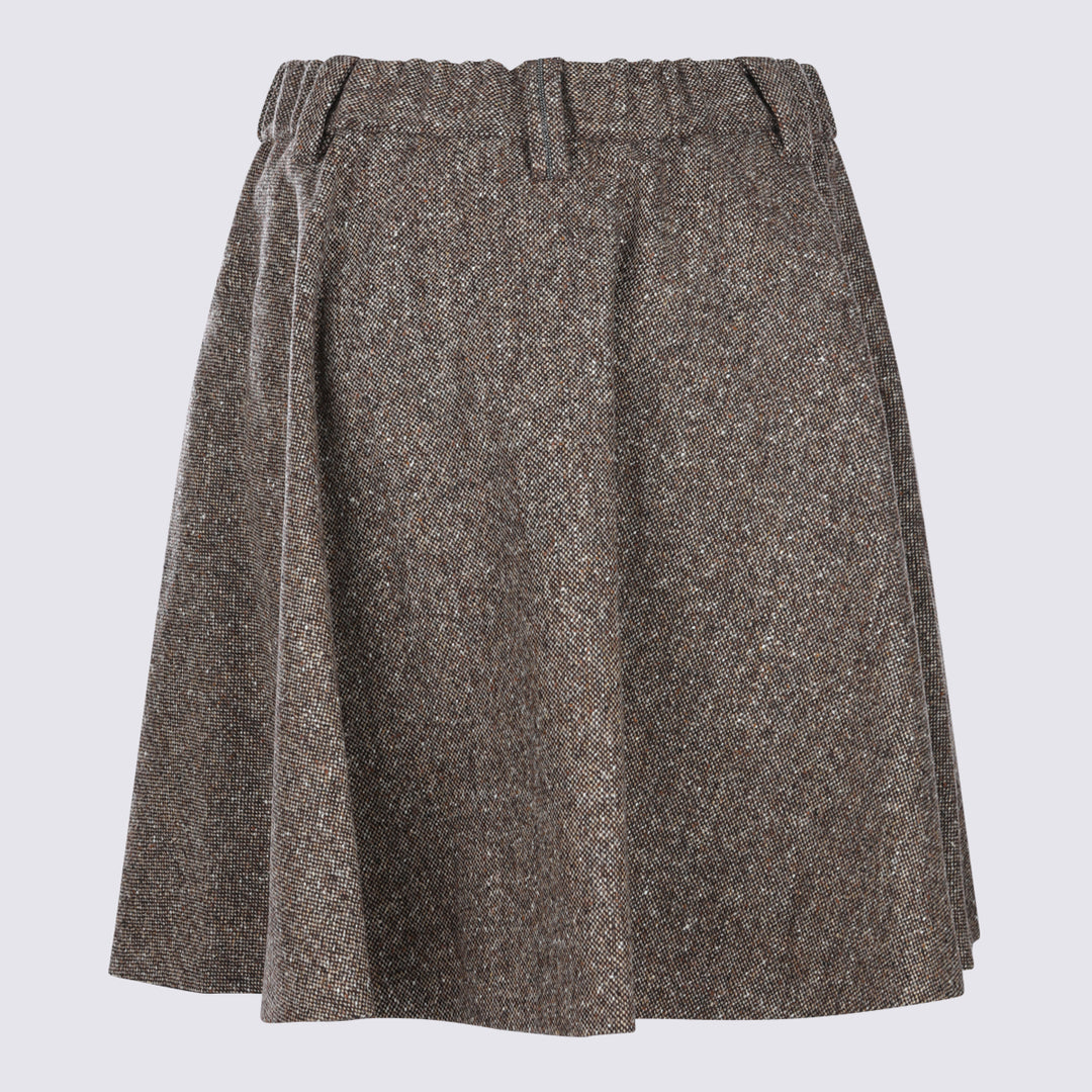Brunello Cucinelli Skirts - Scuri | 64fae715aa8a7df172d4122ab74e09bda78f3de2