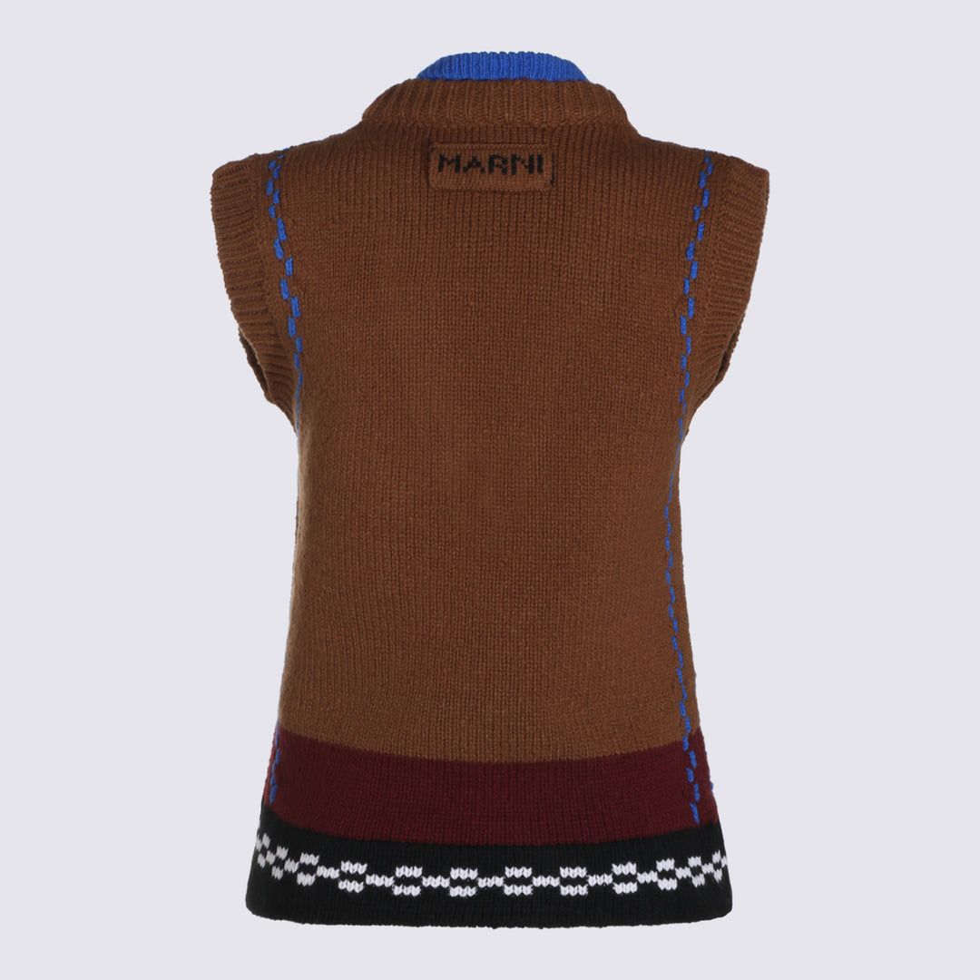 Marni Sweaters - SADELLE BROWN | ebb023bedf64e848ce96604072442aa361ccb108