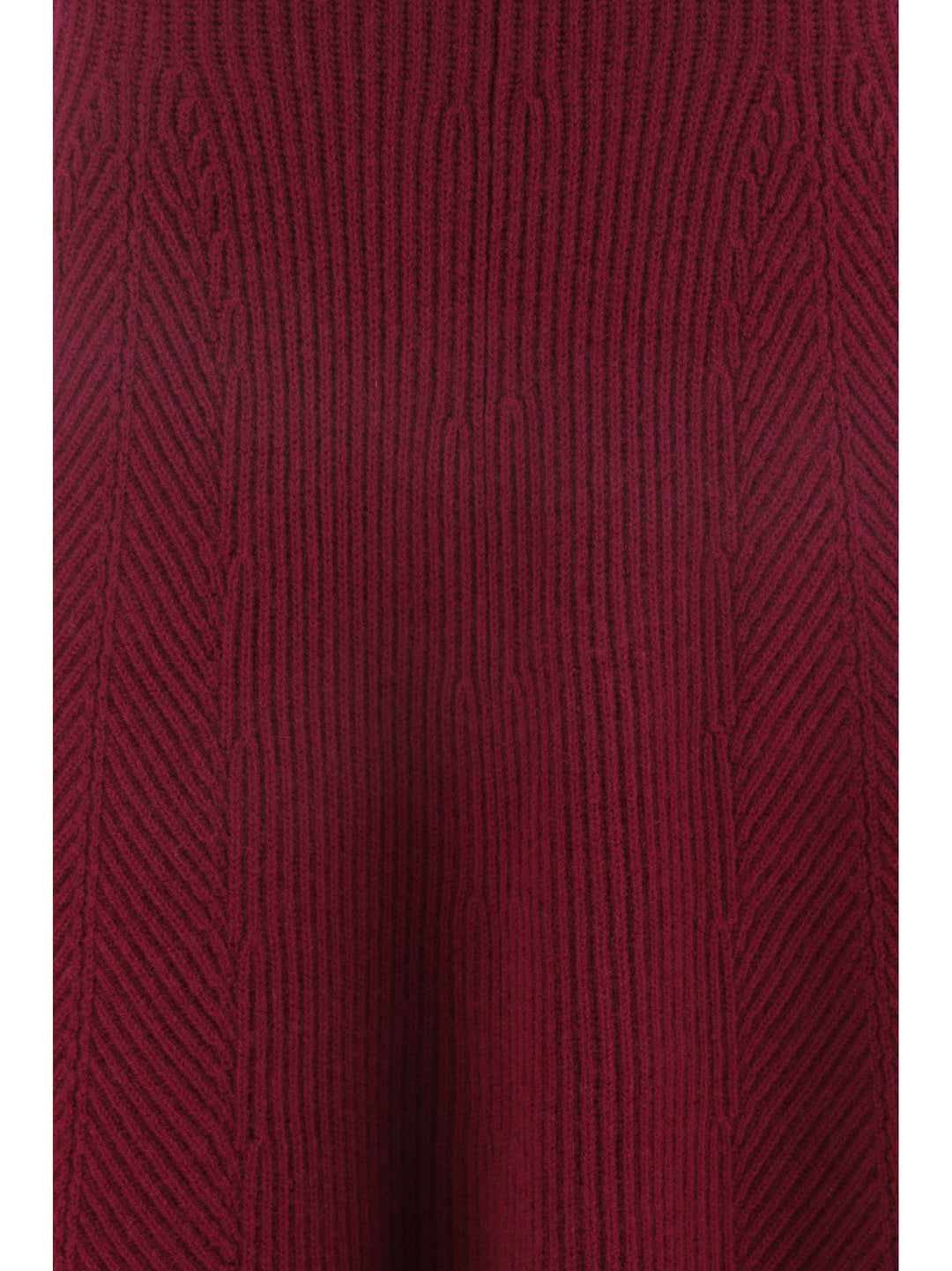 CASHMERE WOOL RIBBED SKIRT