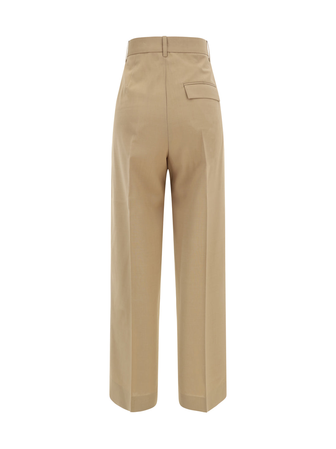 WIDE LEG PLEATED TROUSERS