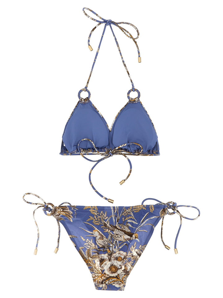 Ottie Ring Tie Beachwear Blue