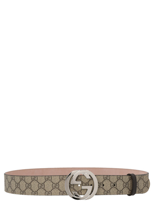 Gg Interlocking Belts Beige