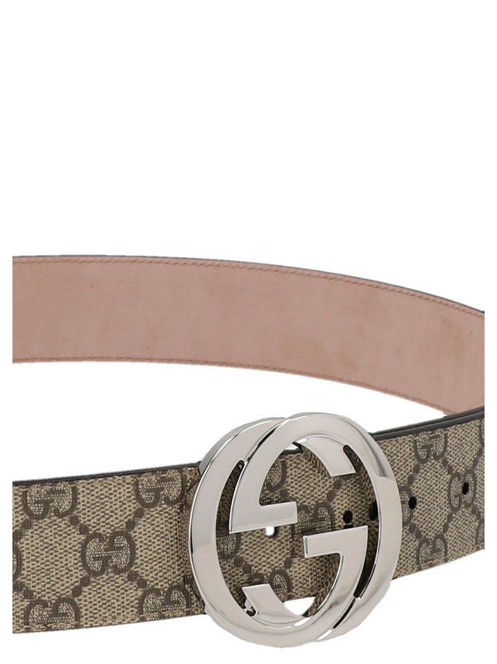Gucci Gg Interlocking Belts - Beige | dc50197a4de9010ce78f2c312d8c11d2dc2fadc5