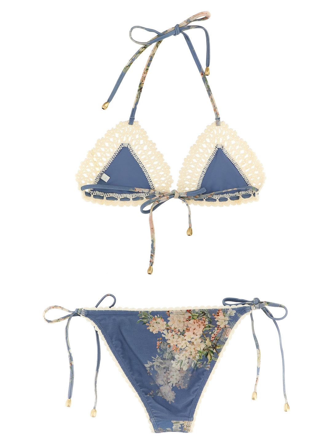 Zimmermann Cascadian Crochet Beachwear - Light Blue | 6ee5f259018d0b6032d2c93897aab165af2fbda0