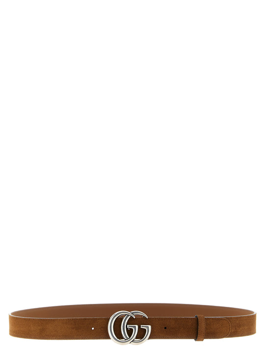 Gg Marmont Belts Brown