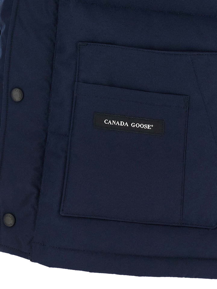 Canada Goose Freestyle Crew Vest Gilet - Blue | 33a16206030de32de316f593dbda7445ee91bf7a