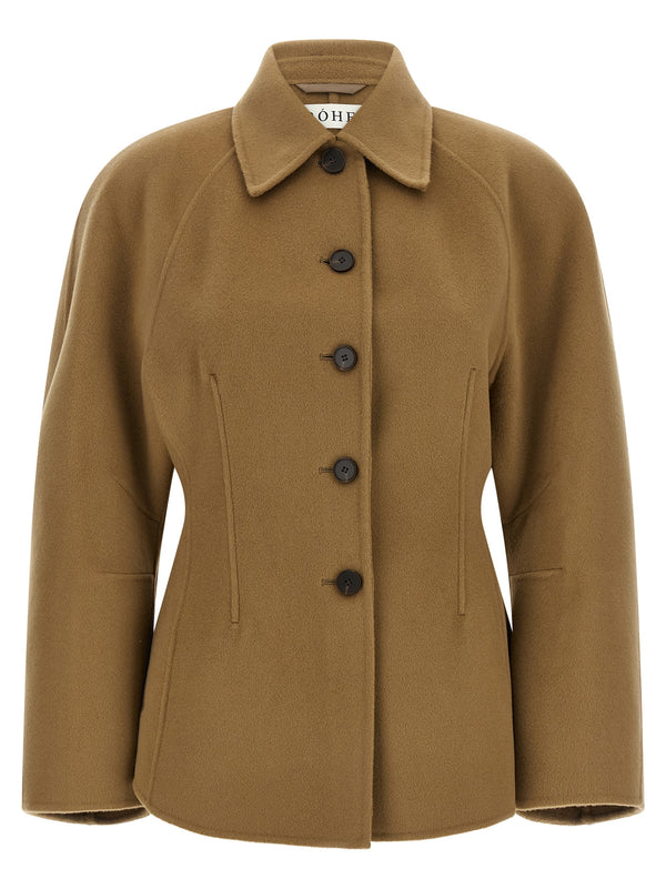 Sculptural Coats And Trench Coats Brown