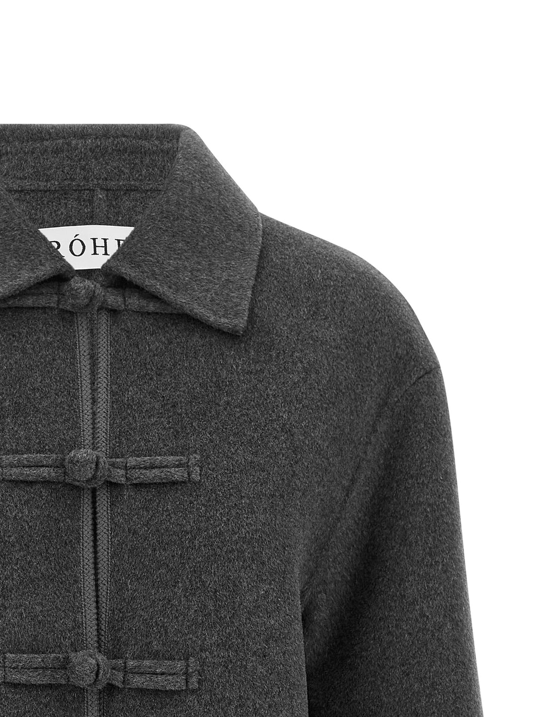 Rohe Pankou Closure Coat Coats and Trench Coats - Gray | 1a9034f9414454c67296751737171f391a3b66d7