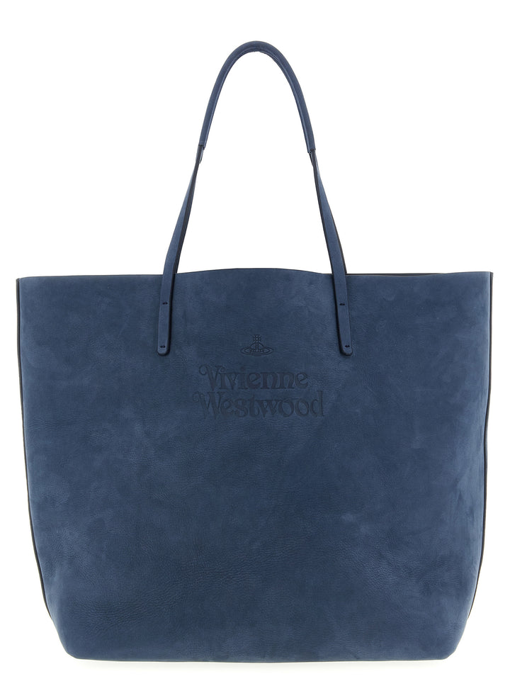 Vivienne Westwood Studio Tote Bag - Blue | 56b3ecbbd7cd3127e754fe9047ed2213a3120073