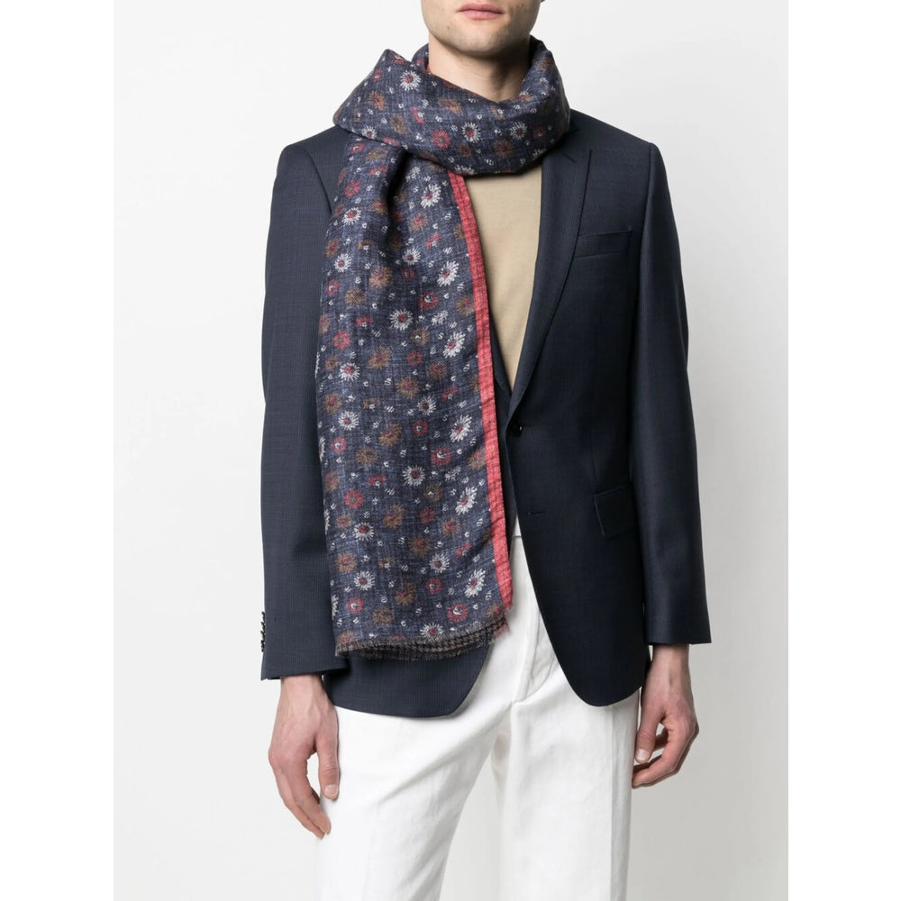 Lady Anne Scarves - Blue, Red | be00e09b895170354b94565d54dc2b13da114fbc