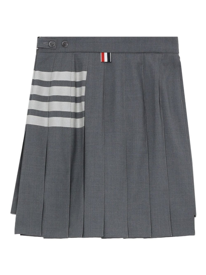 Pleated mini skirt