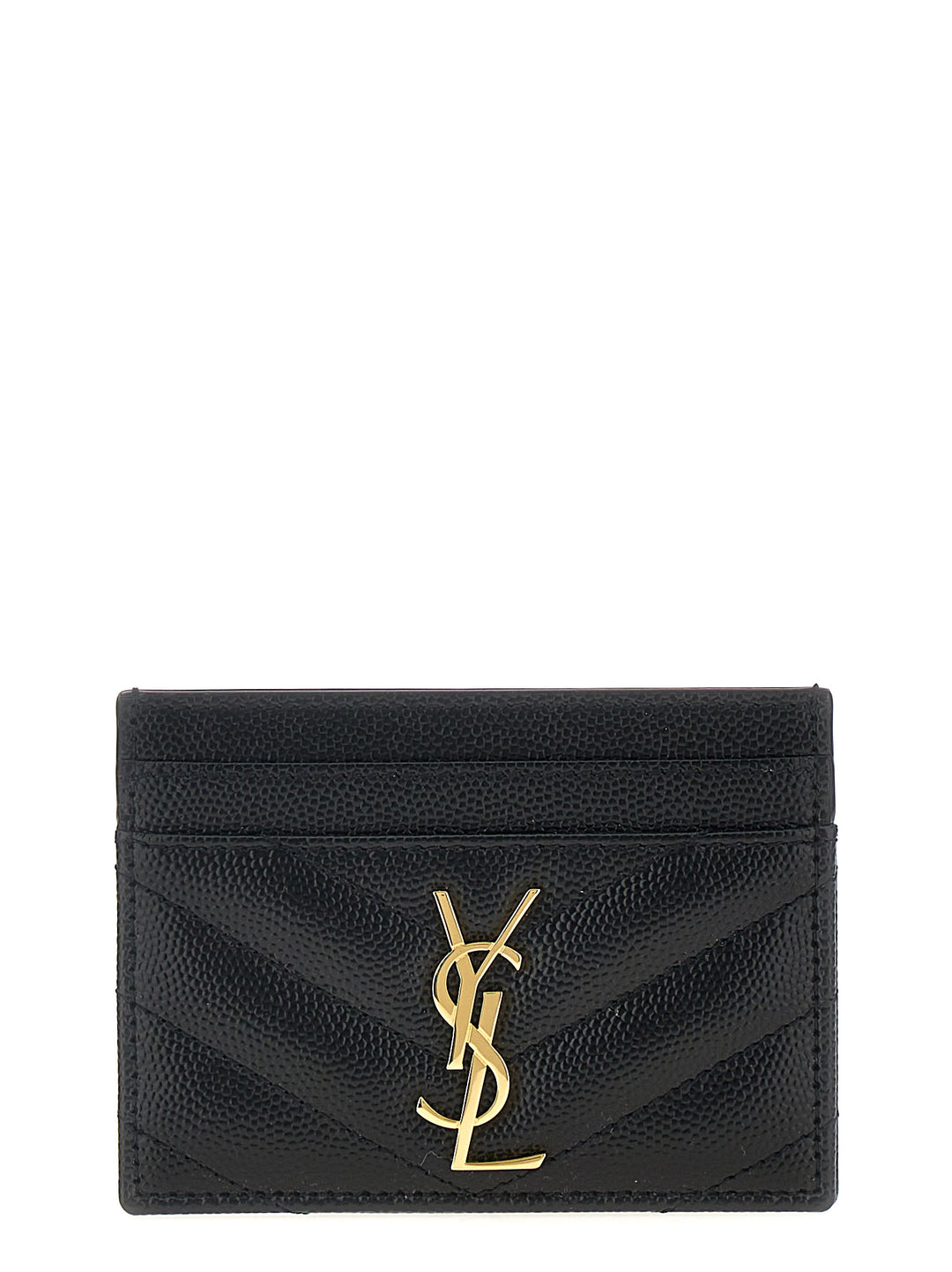 Saint Laurent Monogram Wallets and Card Holders - Black | a5214957602313e4f6461bcfa3ece98c41b539a9