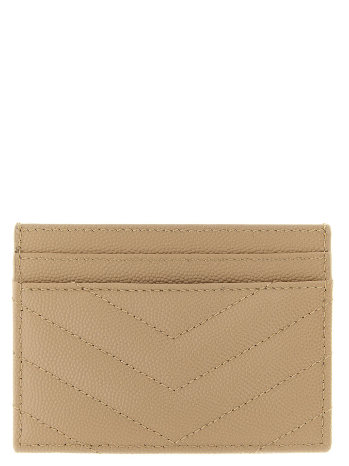 Saint Laurent Cassandre Wallets and Card Holders - Beige | 5a2e07c4aa33986a49efe0515af7af40298e9b87