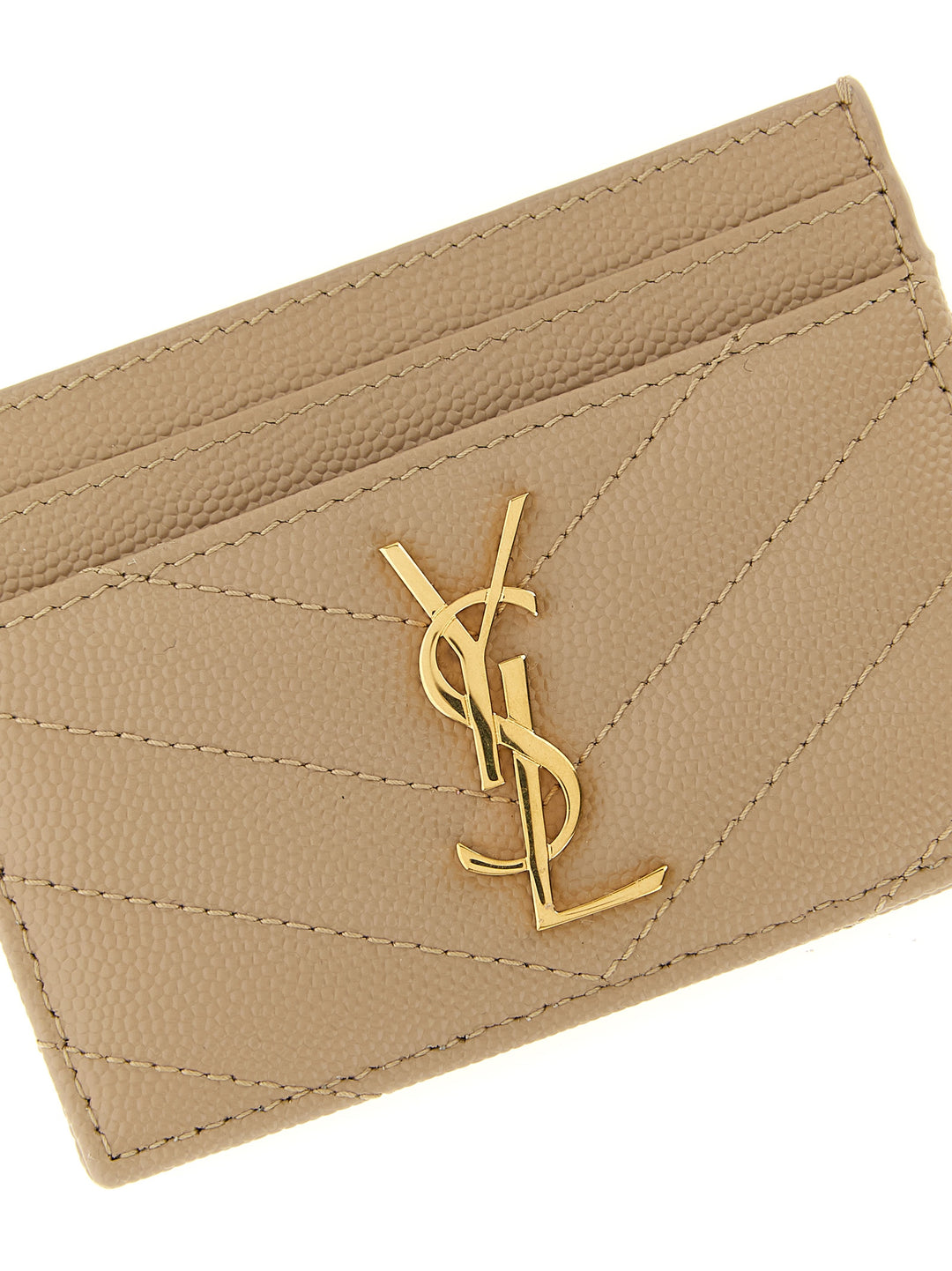 Saint Laurent Cassandre Wallets and Card Holders - Beige | 9ce6a71d2f9dfdf8deb495df3a6508ae75dad502
