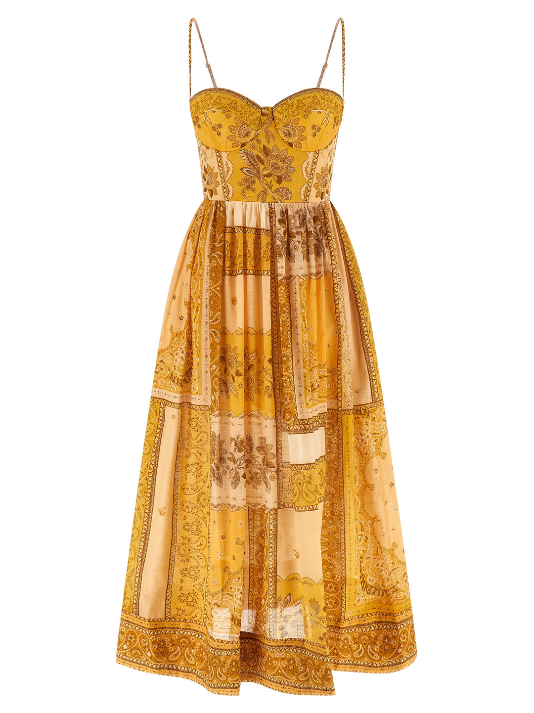 Zimmermann Lucky Corset Dresses - Yellow | eabc4dd3b7a9946fec77632fca42dceddf7d5b80