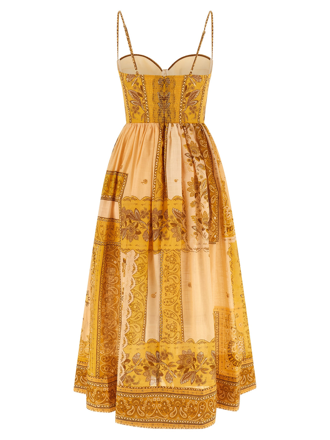 Zimmermann Lucky Corset Dresses - Yellow | 3ef259f3a48a91038dd9536225d1f0cf53d4c9da