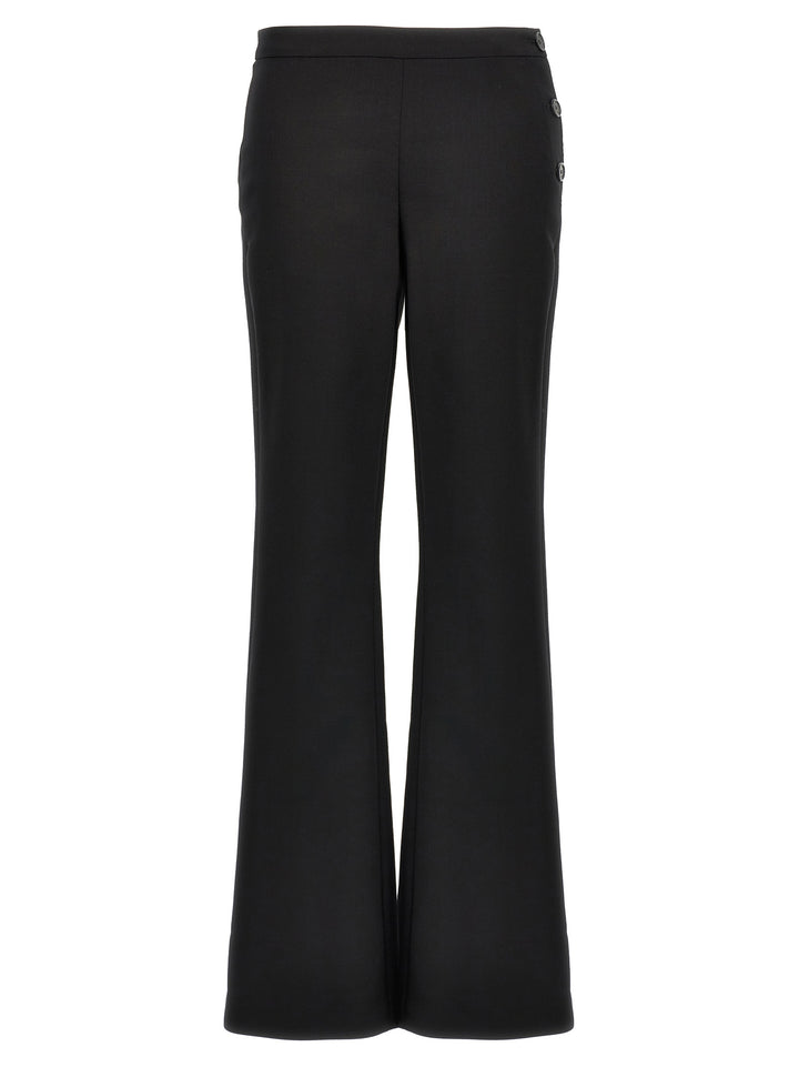 Oblique Tailored Pants Black