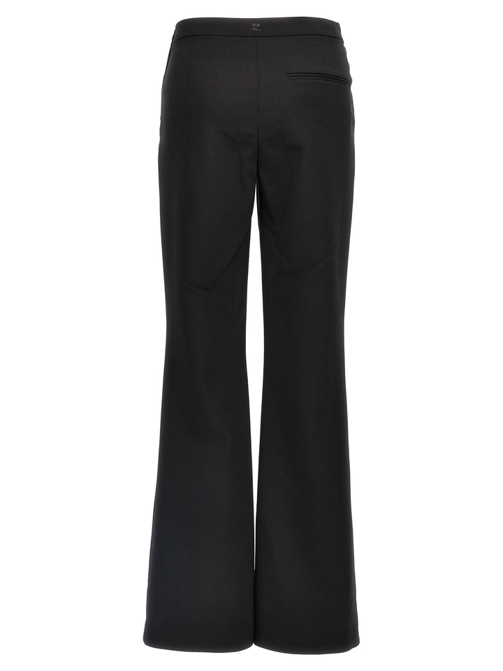 Oblique Tailored Pants Black