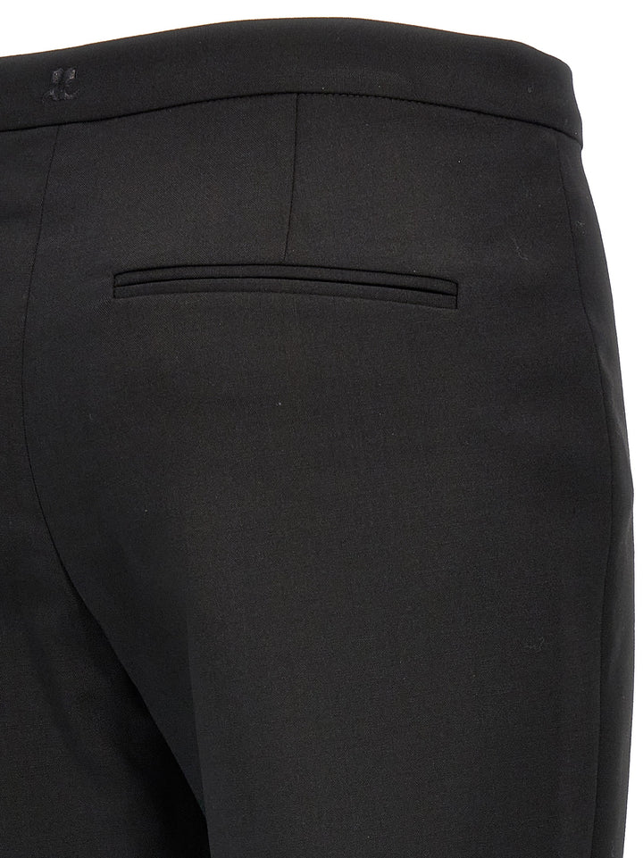 Oblique Tailored Pants Black