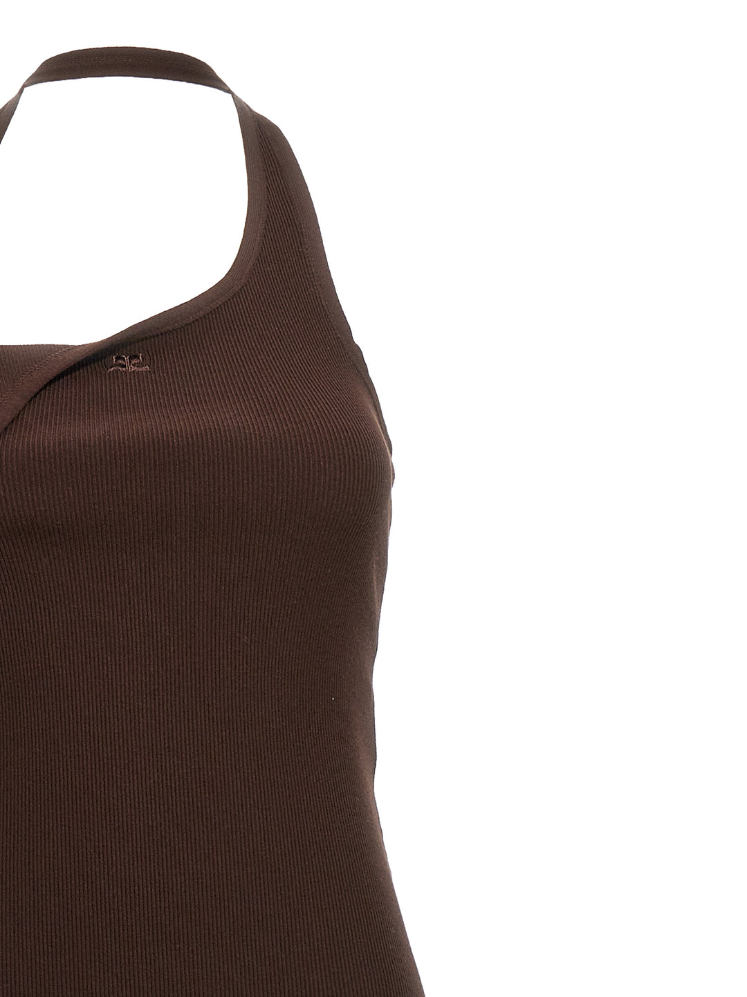 Undressed Light Knit Dresses Brown